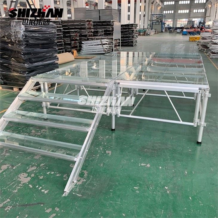 Aluminum assemble glass Stage